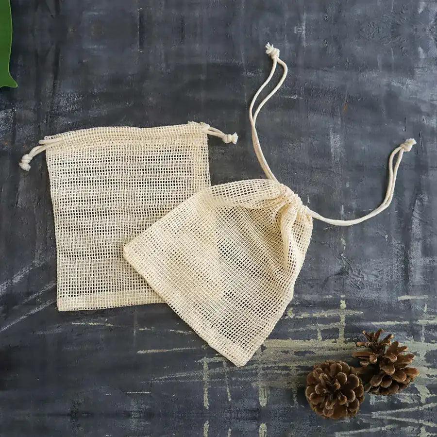 Set of 2 organic mesh bags-image