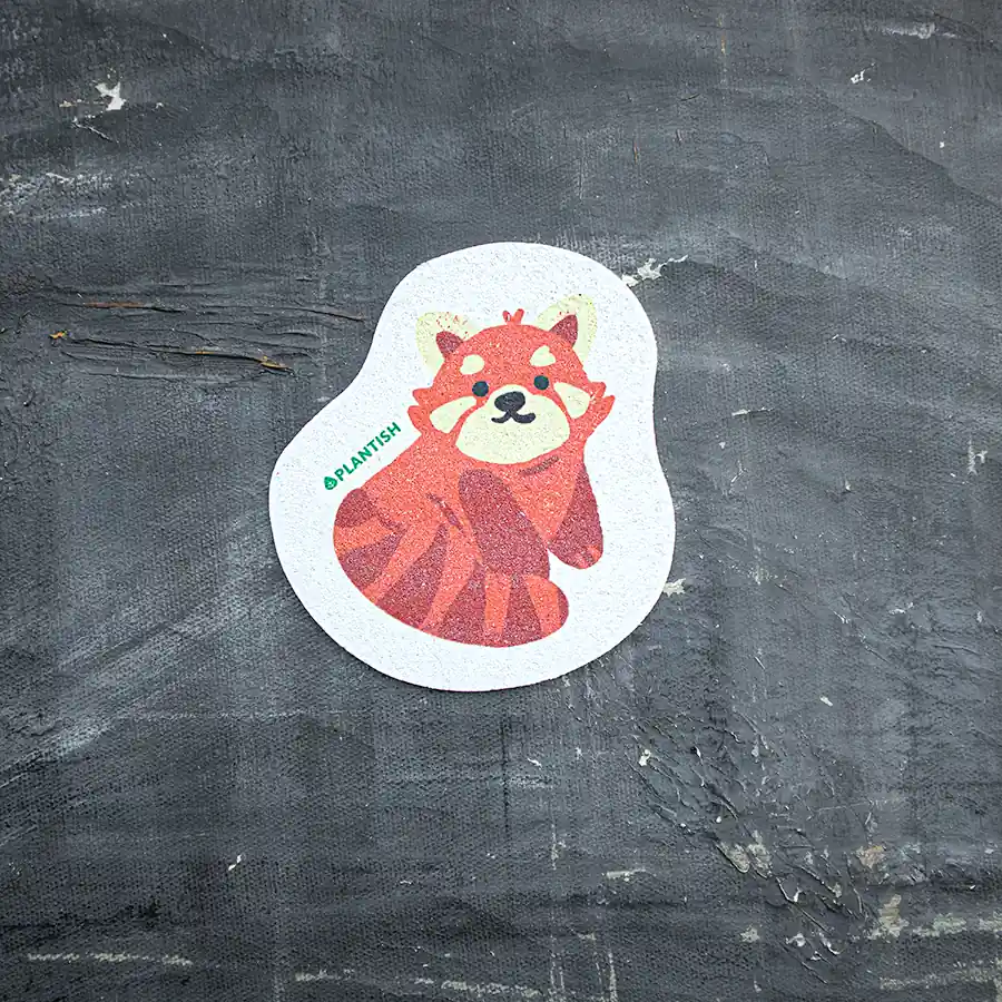 red panda - pop up sponge-image